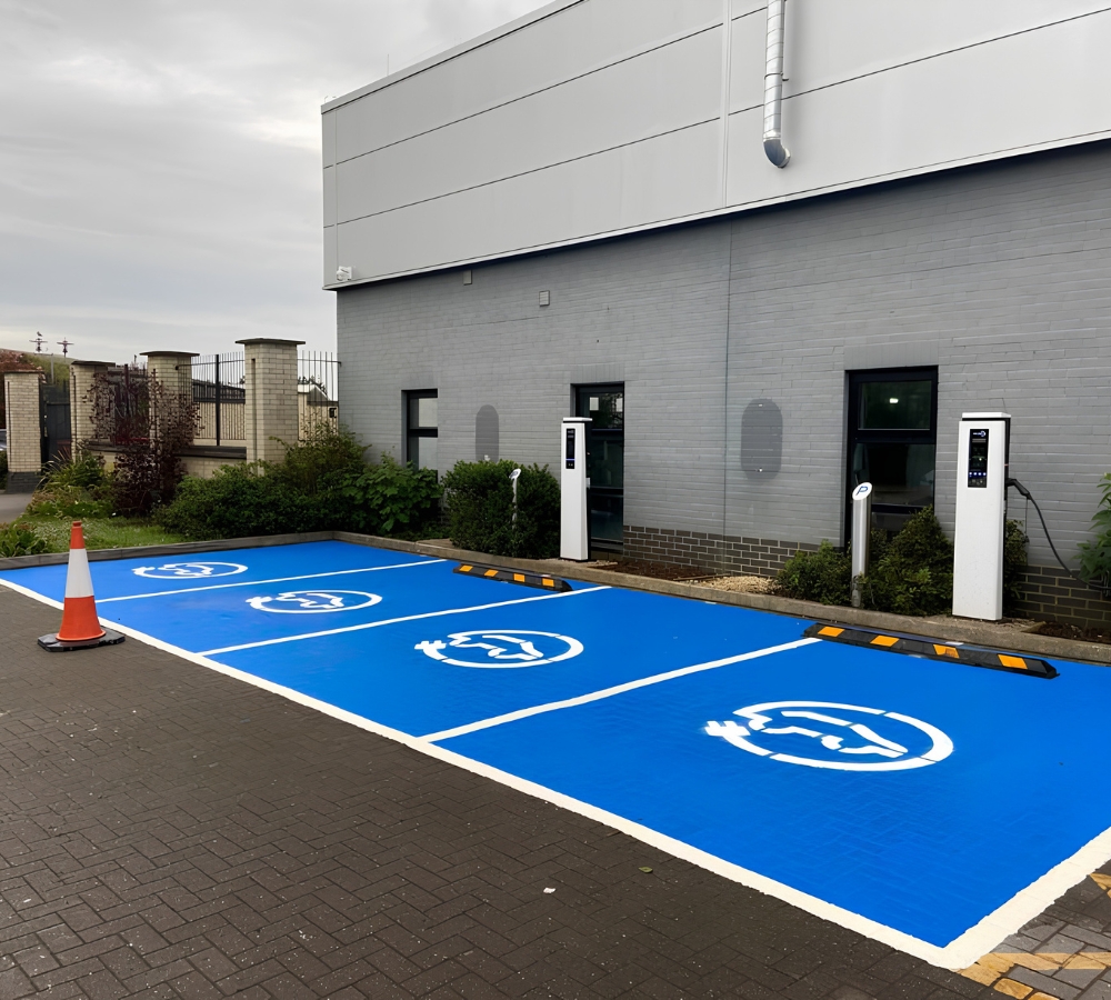 EV Charging Bay Markings - AAC Roadmarkings